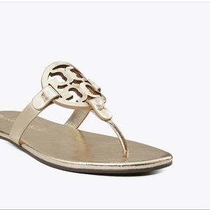Tory Burch T logo sandal